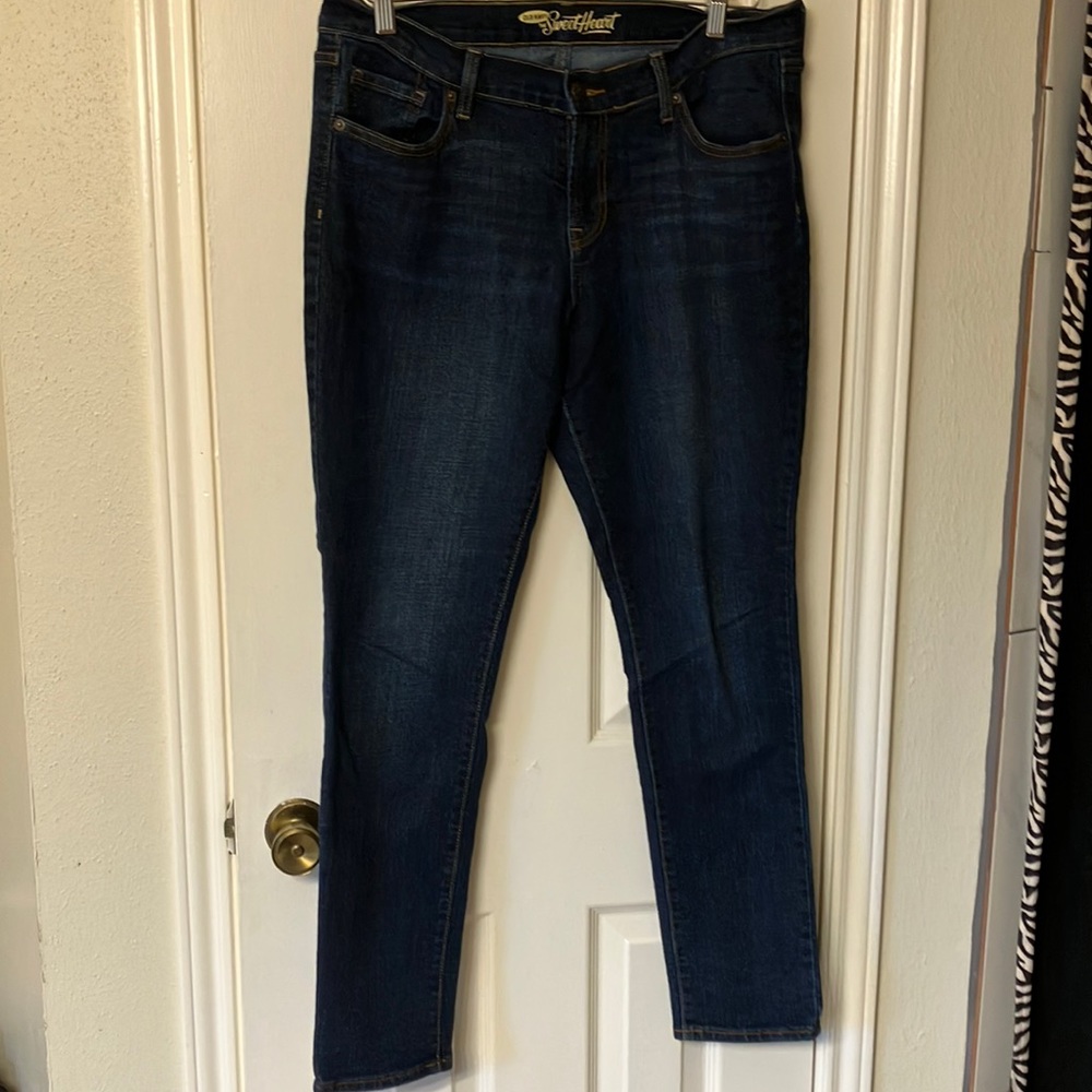 Old Navy Sweet Heart jeans Sz 12 regular.